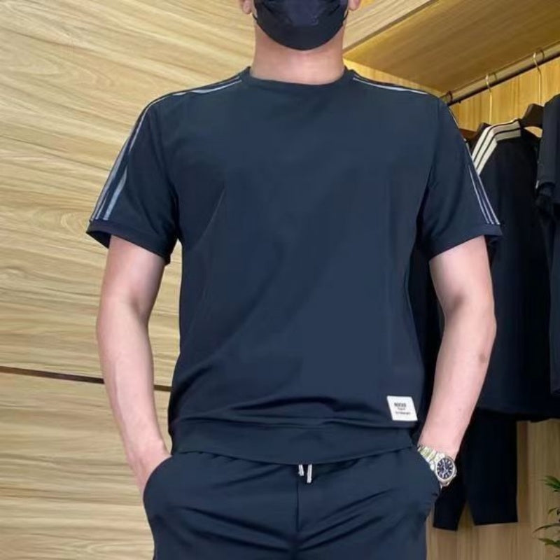 COMPLET HOMME EN MATÉRIAU DE LUXE AVEC ÉLASTIQUE